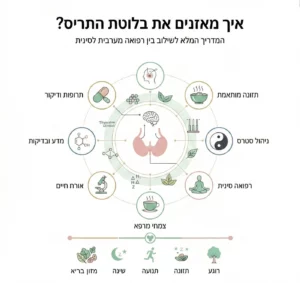 טיפול טבעי בבלוטת התריס: שילוב תזונה, דיקור סיני וצמחי מרפא לאיזון הורמונלי